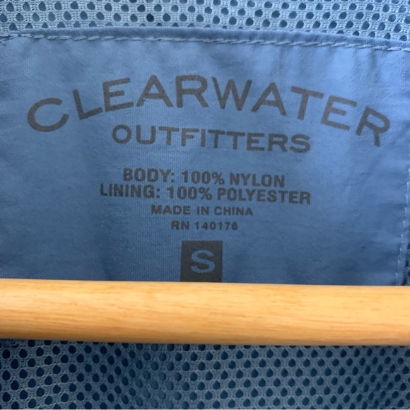 Clearwater Outfitters Blue Men's Fishing Outdoors Button Down Shirt Size Small - Picture 14 of 16